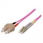 Tecline exertis Connect – Patchkabel – SC Multimode (M) auf LC Multimode (M) – 10 m – Glasfaser – 50/125 Mikrometer – OM4 – aquamarin (39885610)