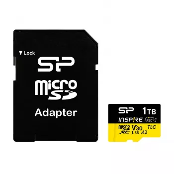 Speicherkarte Silicon Power Inspire 256 GB MicroSDXC V30 UHS-I U3 A2 4K + Adapter (SP256GBSTXLA2V1NSP)