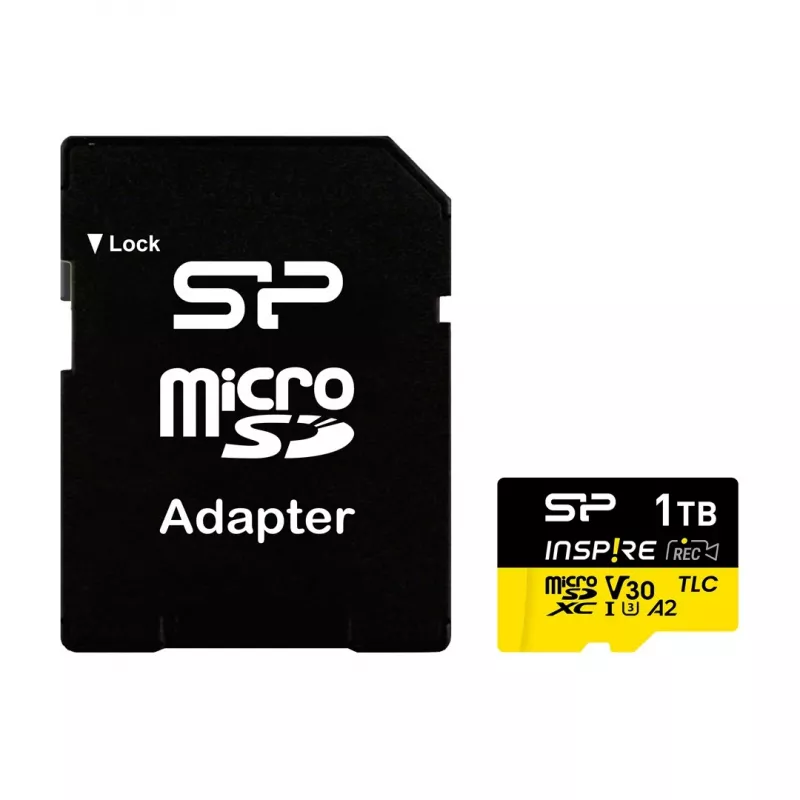 Speicherkarte Silicon Power Inspire 256 GB MicroSDXC V30 UHS-I U3 A2 4K + Adapter (SP256GBSTXLA2V1NSP)