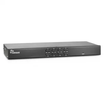 Inter-Tech KVM AS-9108DU Rack-Einbau Schwarz Tastatur/Video/Maus (KVM)-Switch (88887233)