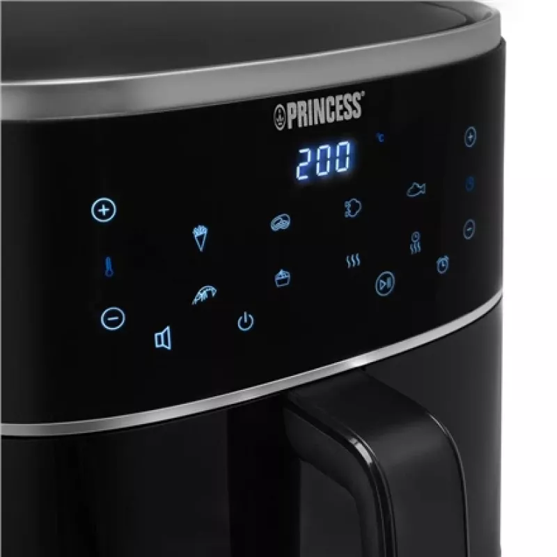 Princess | Digital Airfryer | 182238 | Leistung 1350 W | Fassungsvermögen 4 L | Schwarz