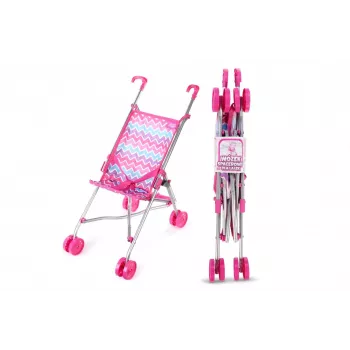Puppenwagen Artyk 122781 – leichtes faltbares Design für Spielpuppen