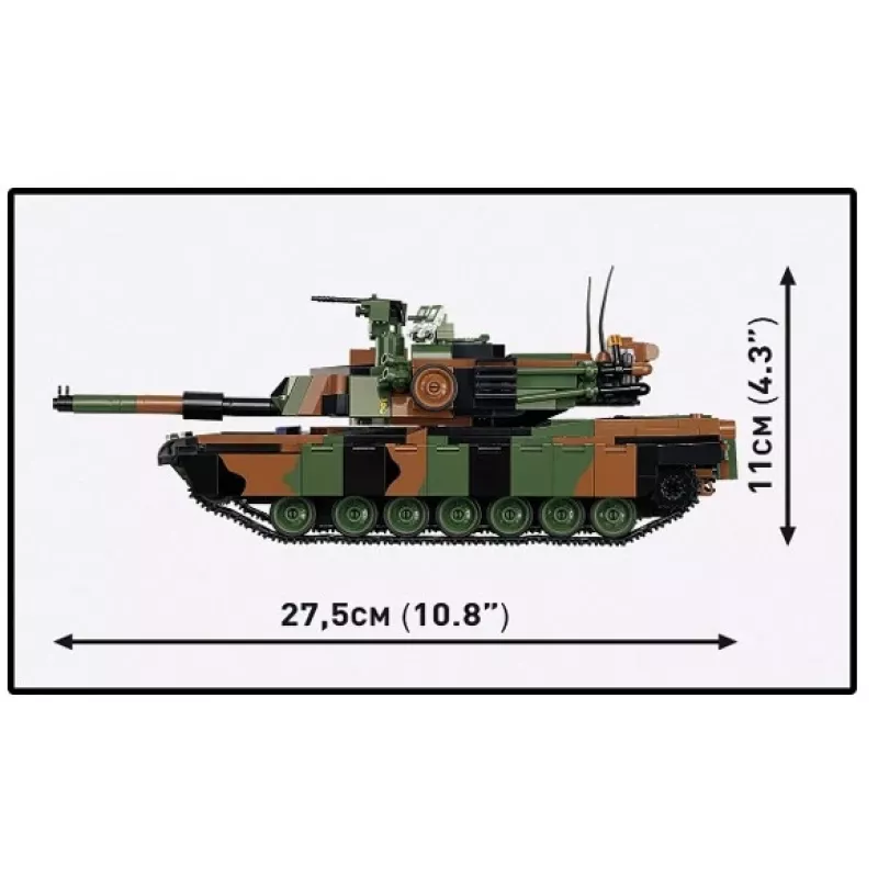 Konstruktionsset Cobi M1A2 SEPV3 Abrams Modell mit 1.065 Bausteinen