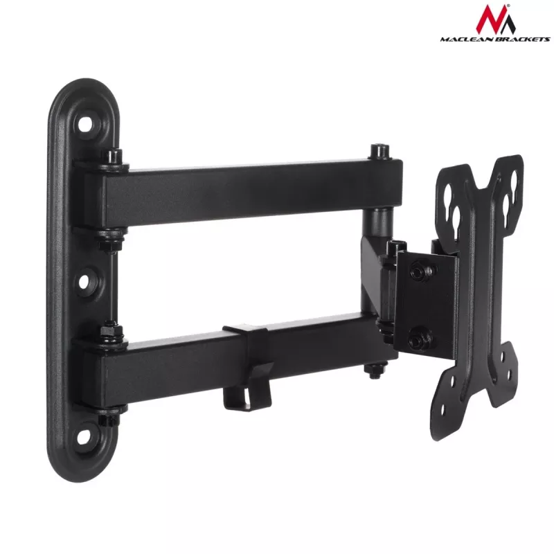 TV-Wandhalterung MACLEAN MC-740 für 13–23 Zoll Bildschirme, VESA bis 100x100, Tragfähigkeit 30 kg