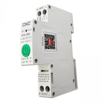 Smart-Schalter TUYA HS083502 Wi‑Fi 40A — Unterputz-Wi‑Fi-Relais für die Hausautomation