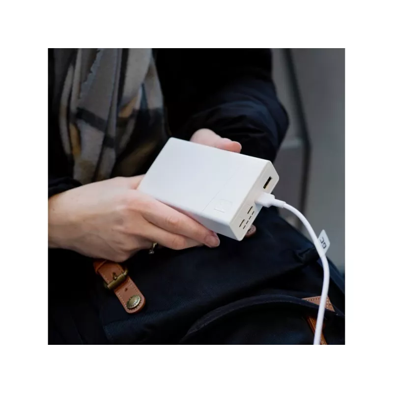 Green Cell Powerbank 20000mAh 22,5W Weiß PowerPlay20s 3x USB-C PD QC 3.0