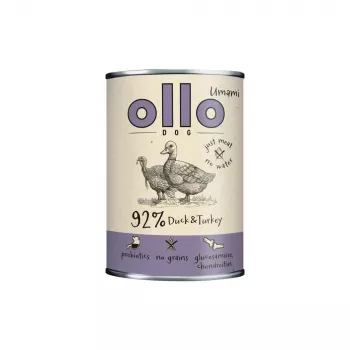OLLO Umami Ente und Pute - Nassfutter für Hunde - 850g