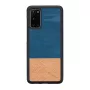 Handyhülle man and wood Galaxy S20 denim schwarz