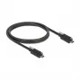 USB-Kabel DeLOCK 83719 USB 3.2 Gen 2 1m USB C Schwarz