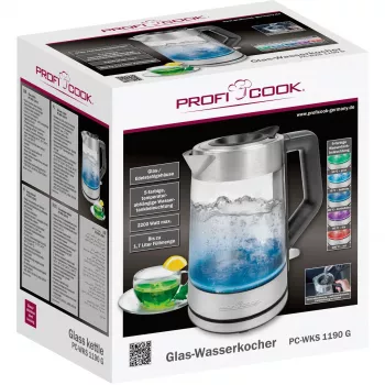 Proficook elektrischer Glaskessel PC-WKS 1190 G