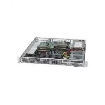Super Micro Supermicro SC514 505 - Rack - einbaufähig - 1U - Erweitertes ATX - SATA/SAS - nicht Hot-Swap-fähig 500 Watt (CSE-514-505)