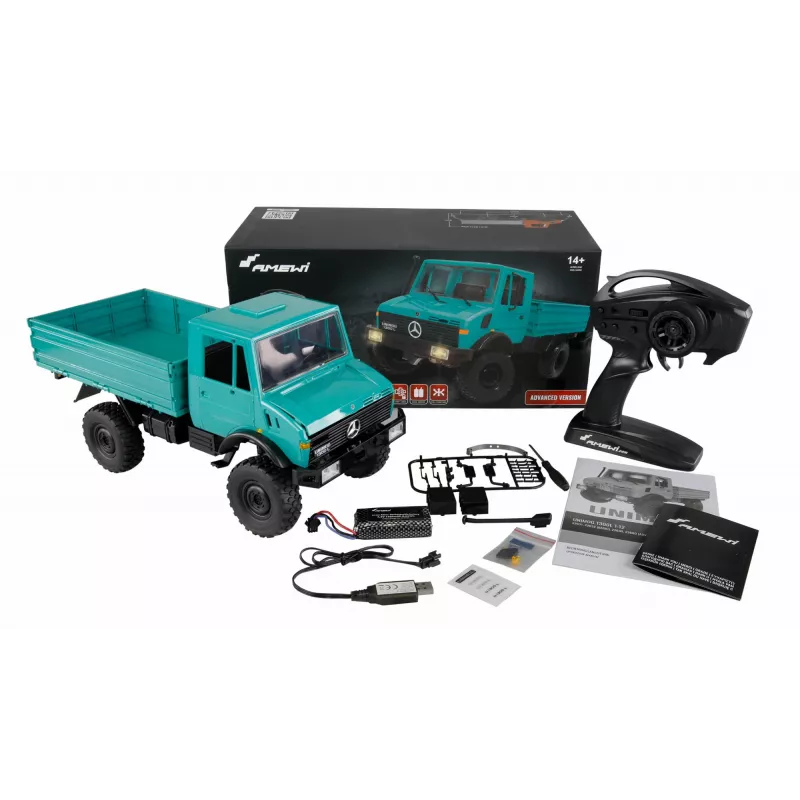 Amewi Unimog Funkgesteuertes (RC) Modell Geländewagen Elektromotor 1:12