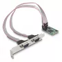 DeLOCK Mini PCIe-Karte Full-Size an 2 x Seriell RS-232 D-Sub 9-polig