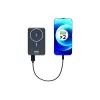 Port Designs 907005 Powerbank 10000 mAh kabelloses Laden Schwarz