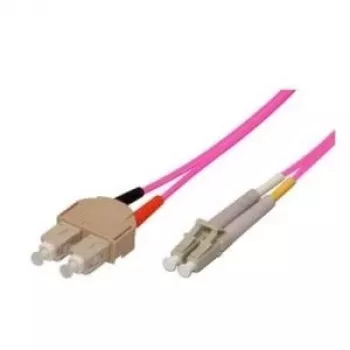 Tecline exertis Connect - Patchkabel - SC Multimode (M) auf LC Multimode (M) - 3 m - Glasfaser - 50/125 Mikrometer - OM4 - aquamarin (39885603)