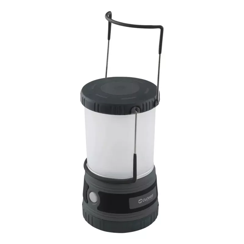 USB-betriebene Campinglaterne Outwell Carnelian DC 1000, LED 1000 lm, 2700 K, Li‑Ion, ABS/Aluminium, 115×115×200 mm