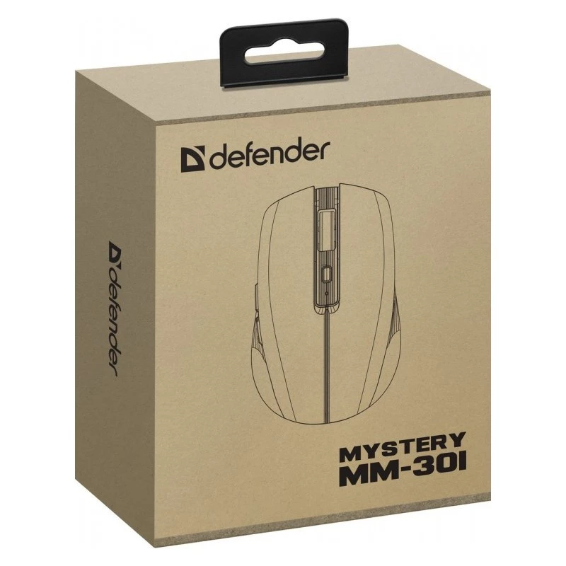 Maus DEFENDER MYSTERY MM-301 RF+BT LILA 1600dpi 6T