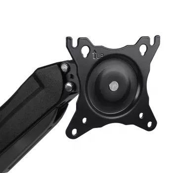 Monitorhalterung MACLEAN MC-860 Tischhalterung für 27 Zoll (68,6 cm) Bildschirme, VESA 75x75–100x100, max. Belastung 8 kg, schwarz