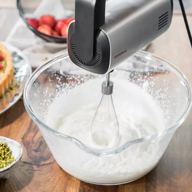 Küchenmaschine Gastroback Design Handmixer Pro Schwarz Silber