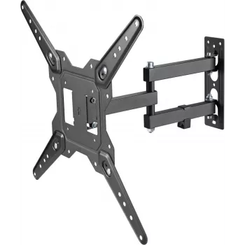 Vision VFM-WA4X4/3 - Montageset (Wandarm) - Dualer Gelenkarm - für LCD-Display - kaltgewalzter Stahl - Schwarz - Bildschirmgröße: 94–152,4 cm (37–60 inch)