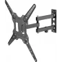 Vision VFM-WA4X4/3 - Montageset (Wandarm) - Dualer Gelenkarm - für LCD-Display - kaltgewalzter Stahl - Schwarz - Bildschirmgröße: 94–152,4 cm (37–60 inch)