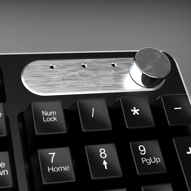 Inca IWS-549U Tastatur Maus enthalten Office RF Wireless USB QWERTY Türkisch Schwarz