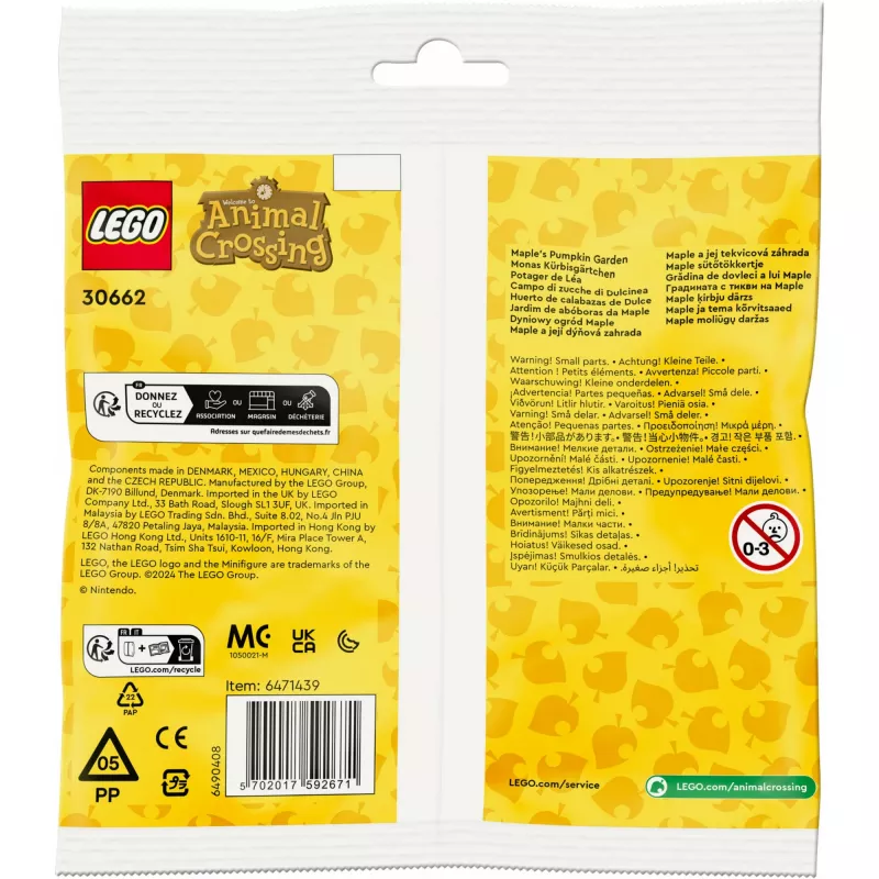 30662 Animal Crossing Monas Pumpkin Garden, Konstruktionsspielzeug Polybag