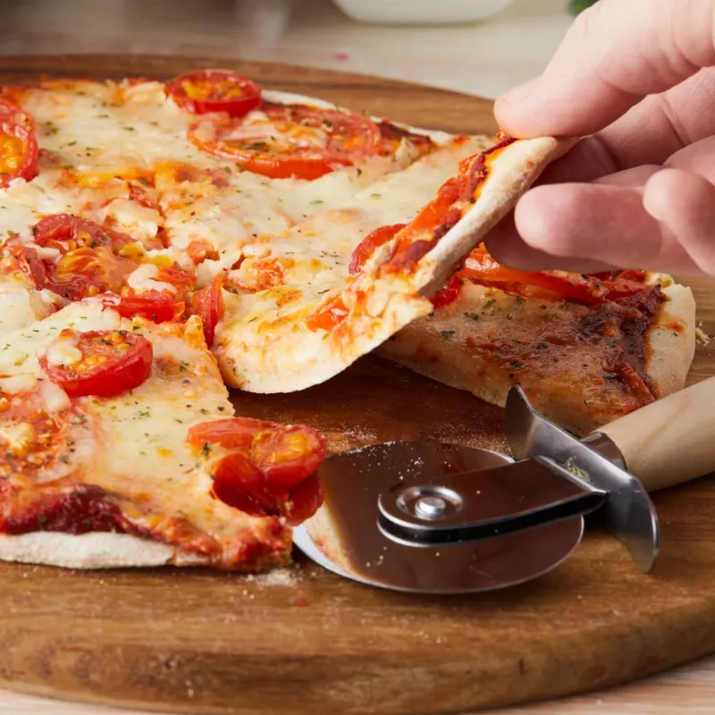 Pizzamaker Petra PT5666VDE Bella Pizza 1200 W antihaftbeschichtete Oberfläche, Tisch-Pizzaofen