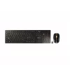 CHERRY DW 9100 SLIM Tastatur Maus inklusive Universal RF Wireless + Bluetooth Nordisch Schwarz