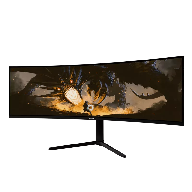 49 Zoll Curved LED Monitor Arozzi Nova — 5120 x 1440 Dual QHD, VA-Panel, 4 ms, USB-Hub, VESA