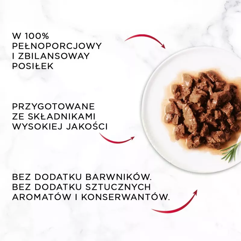 GOURMET Mon Petit Meat Mix - Nassfutter für Katzen - 6 x 50 g