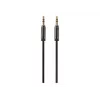 Gembird Kabel CCAP-444-0.75M (Klinkenstecker M - Klinkenstecker M, 0,75m, Schwarz) Audiokabel 3,5mm Schwarz (CCAP-444-0.75M)