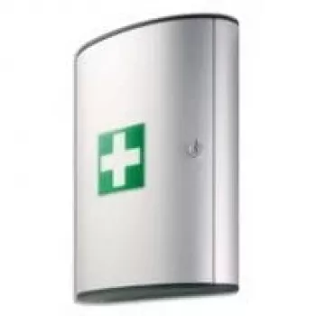 Durable 197323 Erste-Hilfe-Kasten L, Aluminium, silber