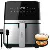 CECOTEC Cecofry Full Inox Pro 5500 Pro Heißluftfritteuse mit Zubehör
