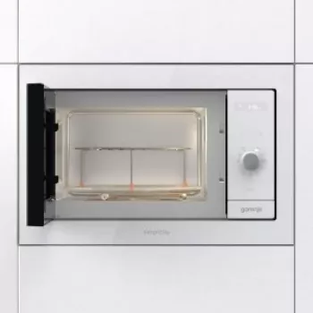 Gorenje BM235G1SYW Weiße Kombi-Mikrowelle Einbau 23 L 900 W