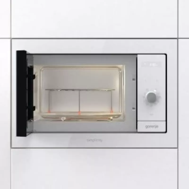 Gorenje BM235G1SYW Weiße Kombi-Mikrowelle Einbau 23 L 900 W