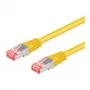 Wentronic 93847 Ethernet Patchkabel Gelb