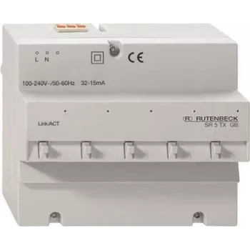 Rutenbeck SR 5TX GB - Switch - 5 x 10/100/1000 - DIN-Schienenmontage (23510503)