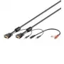 Wentronic SVGA Audiokabel - 3m - VGA (D-Sub) - VGA (D-Sub) - Schwarz - Audio 3,5 mm (93969)