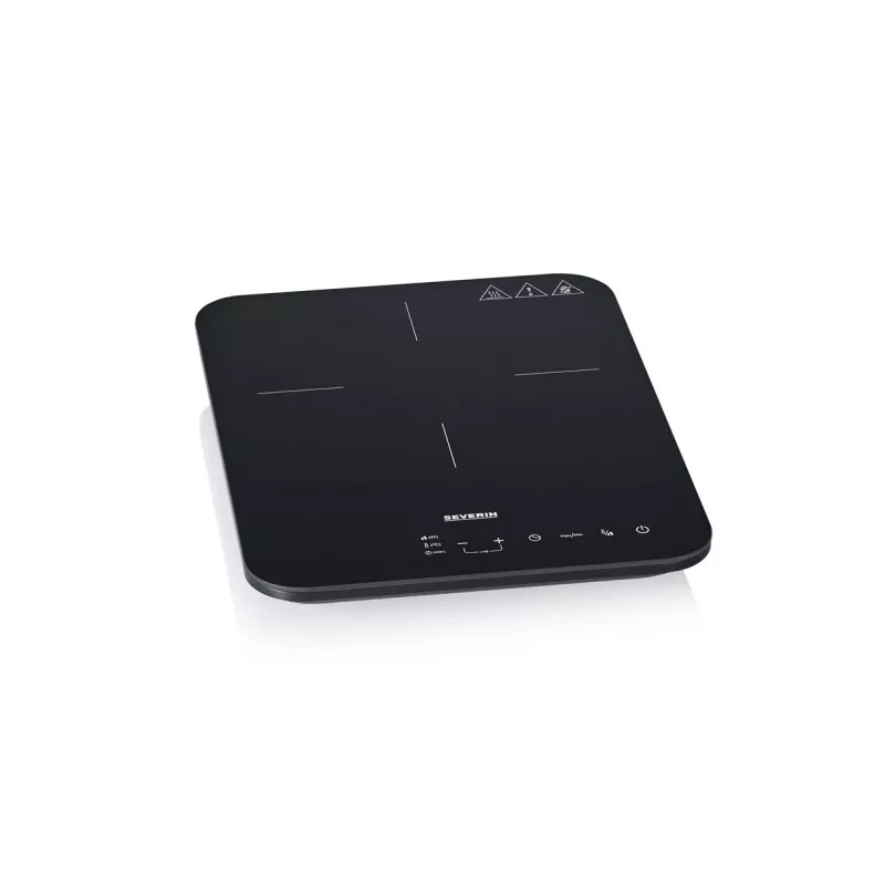 Induktionskochfeld SEVERIN KP 1032, 1-Zonen-Touch-Steuerung, 220 mm Ø, 2000 W, Glasplatte, Tischgerät