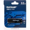 USB-Flash-Laufwerk PATRIOT 32 GB USB Typ-A 3.2 Gen 1 Schwarz, 80 MB/s, Schlüsselanhänger