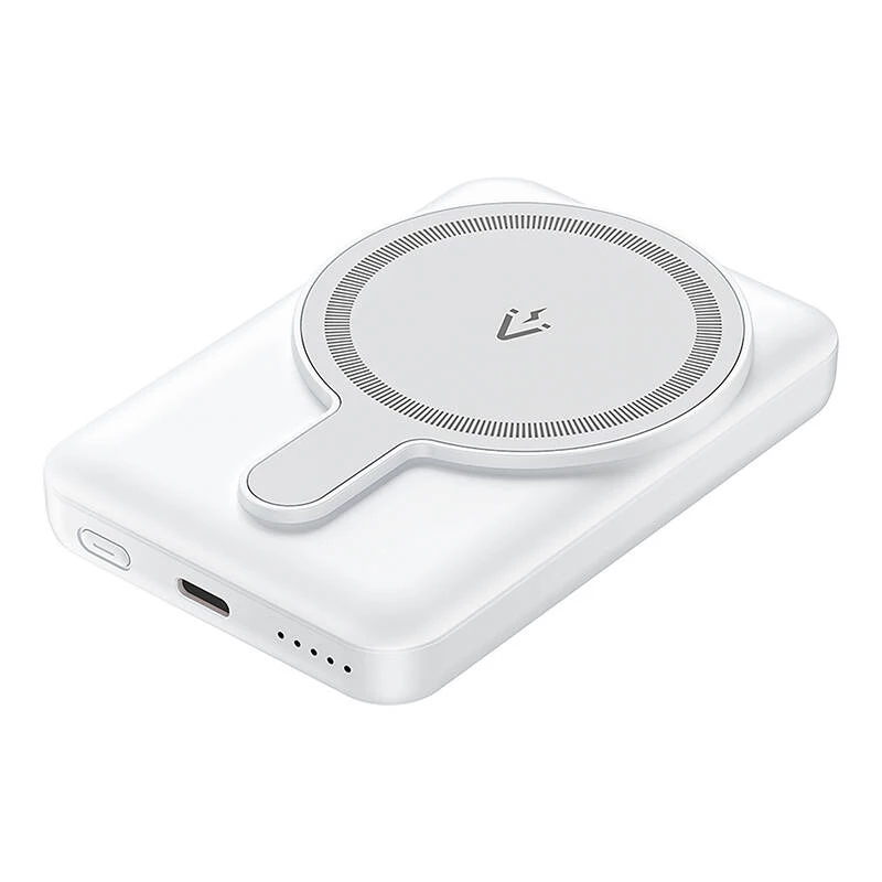 Powerbank Vention FHSW0 5000 mAh Kabelloses Laden 3 A USB-C Weiß