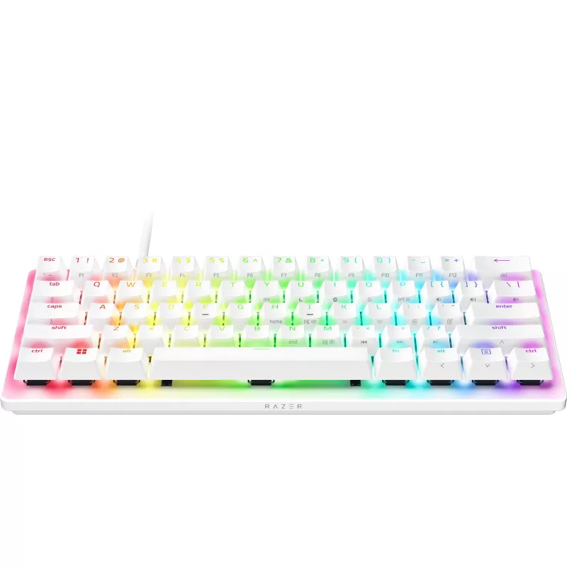 Razer Huntsman V3 Pro Mini - Weiß - Deutsches Layout P - Tastatur - optisch (RZ03-04992000-R3G1)