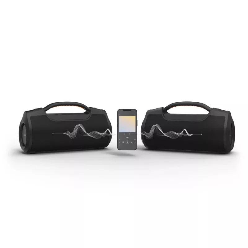 Soundbar HAMA Soundbarrel 2.0 schwarz Bluetooth kabellos — kompakt 2.0-Kanal