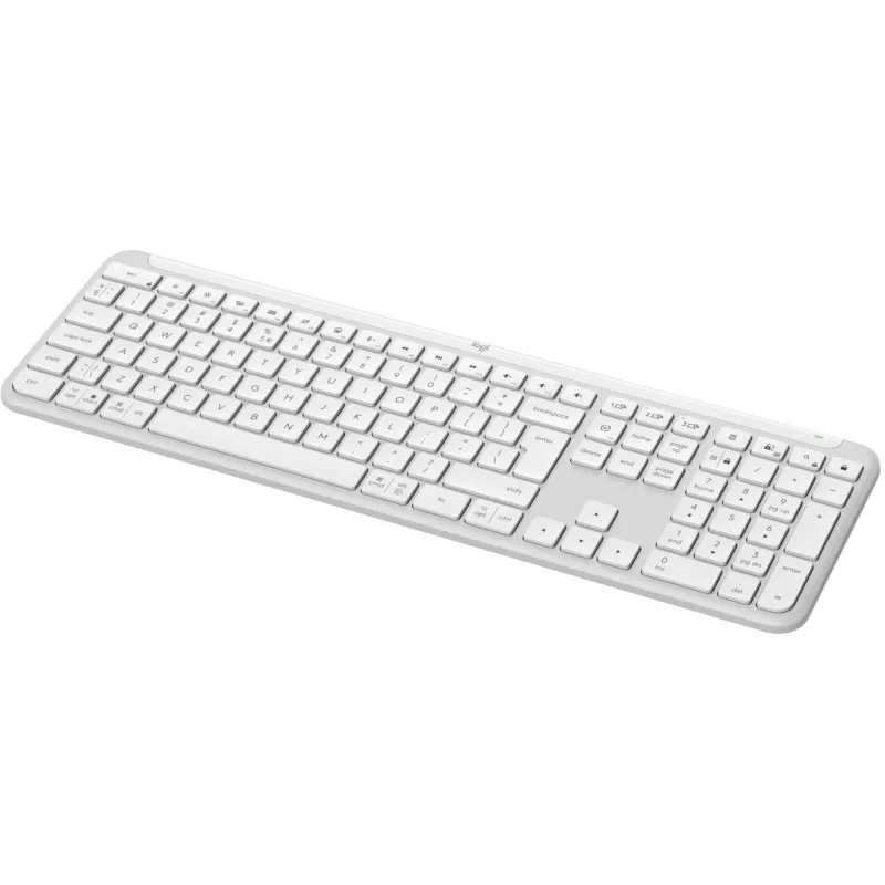 Logitech K950 Signature schlank Tastatur Büro RF Wireless Bluetooth QWERTY US International Weiß