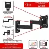 Haltevorrichtung für TV LCD/LED 10-27 15KG AR-82 vertikale/horizontale Verstellung 28cm
