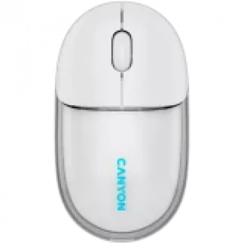 CANYON Maus OnClick 24 BT/ Wireless Transparent/Weiß