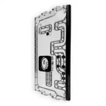 Stealkey Customs SK-Crosscool III Distroplate für Lian Li O11 DYNAMIC EVO mit D-RGB
