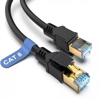 Netzwerkkabel Captiva 80281 Patchkabel CAT 8 2 m Weiß
