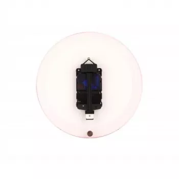 NeXtime klok 2615ro Focus, Ø25 cm, Wanduhr, Weiß/Rot